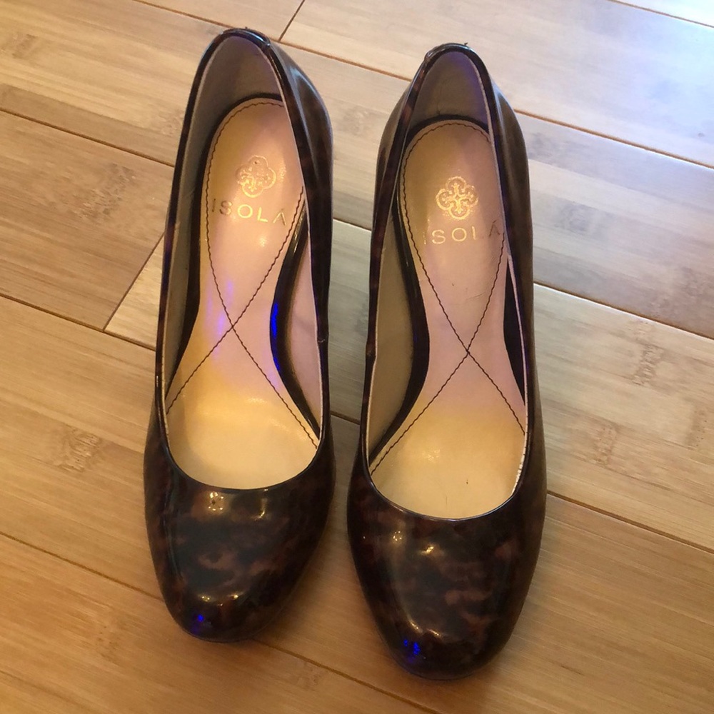 Isola 4.5M Animal print patent leather pump